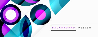 Çember ve taç yaprakları. Duvar kağıdı, Sancak, Arkaplan, Kart, Kitap İllüstrasyonu, İniş Sayfası için Geometrik güzel soyut şablon