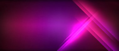 Neon parlayan daire ışınları, karanlıkta ışık saçan yuvarlak çizgiler, gezegen tarzı neon dalga çizgileri. Duvar kağıdı, afiş, arkaplan için enerji yüklü elektrik konsept tasarımı