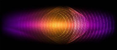 Karışım efektli neon dalga çizgileri. Duvar Kağıdı, Sancak, Arkaplan, Kart, Kitap İllüstrasyonu, İniş Sayfası