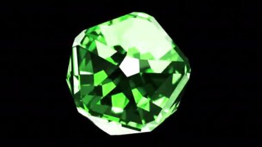 Cam geometrik düşük poli küre dönüş şeklini alır. 3d canlandırma döngüsü soyut arkaplan