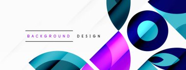 Çember ve taç yaprakları. Duvar kağıdı, Sancak, Arkaplan, Kart, Kitap İllüstrasyonu, İniş Sayfası için Geometrik güzel soyut şablon