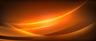 Neon parlayan daire ışınları, karanlıkta ışık saçan yuvarlak çizgiler, gezegen tarzı neon dalga çizgileri. Duvar kağıdı, afiş, arkaplan için enerji yüklü elektrik konsept tasarımı