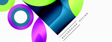 Çember ve taç yaprakları. Duvar kağıdı, Sancak, Arkaplan, Kart, Kitap İllüstrasyonu, İniş Sayfası için Geometrik güzel soyut şablon