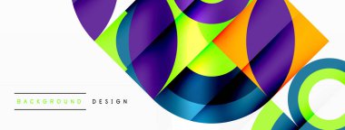 Çember ve taç yaprakları. Duvar kağıdı, Sancak, Arkaplan, Kart, Kitap İllüstrasyonu, İniş Sayfası için Geometrik güzel soyut şablon