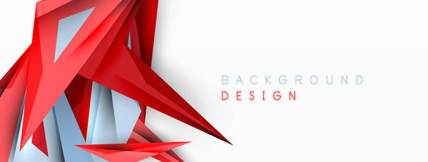 Минимальный геометрический абстрактный фон. Динамичный треугольник с низким поли. Современный технологический бизнес-шаблон для обоев, баннера, фона или посадки