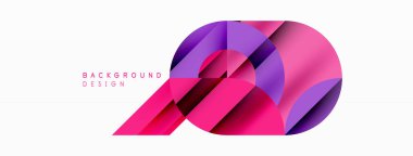 Geometrik diyagonal çizgi ve daire şekli, geniş soyut arkaplan