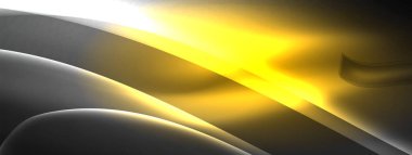 Duvar kağıdı, kartvizit, kapak, poster, afiş, broşür, başlık, web sitesi için neon ışık efektli satır ve dalgalar