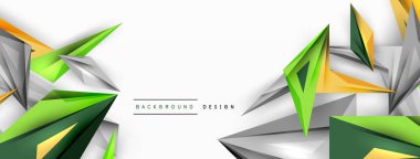 Minimum geometrik soyut arkaplan. Düşük poliamik dinamik üçgen tasarımı. Duvar kağıdı, afiş, arkaplan veya iniş için moda tekno iş şablonu