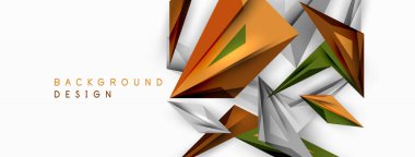 Minimum geometrik soyut arkaplan. Düşük poliamik dinamik üçgen tasarımı. Duvar kağıdı, afiş, arkaplan veya iniş için moda tekno iş şablonu