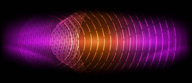 Karışım efektli neon dalga çizgileri. Duvar Kağıdı, Sancak, Arkaplan, Kart, Kitap İllüstrasyonu, İniş Sayfası