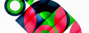 Çember ve taç yaprakları. Duvar kağıdı, Sancak, Arkaplan, Kart, Kitap İllüstrasyonu, İniş Sayfası için Geometrik güzel soyut şablon