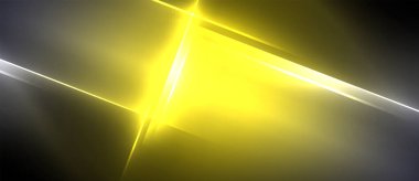 Neon dinamik köşegen ışık ışınları arka planı. Duvar kağıdı, bayrak, sunum, arkaplan için tekno dijital geometrik konsept tasarımı