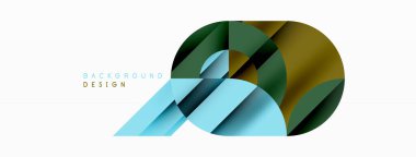 Geometrik diyagonal çizgi ve daire şekli, geniş soyut arkaplan