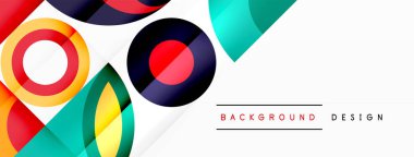 Çember ve taç yaprakları. Duvar kağıdı, Sancak, Arkaplan, Kart, Kitap İllüstrasyonu, İniş Sayfası için Geometrik güzel soyut şablon