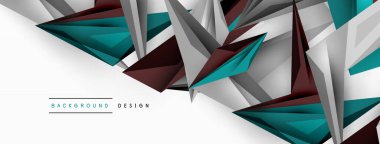 Minimum geometrik soyut arkaplan. Düşük poliamik dinamik üçgen tasarımı. Duvar kağıdı, afiş, arkaplan veya iniş için moda tekno iş şablonu