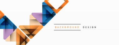 İş üçgeni ve kareler vektör soyut arkaplan. Duvar Kağıdı, Sancak, Arkaplan, Kart, Kitap İllüstrasyonu, İniş Sayfası