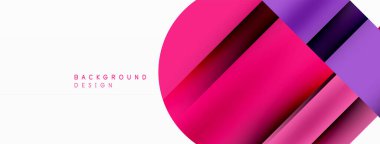 Geometrik diyagonal çizgi ve daire şekli, geniş soyut arkaplan