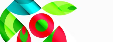 Çember ve taç yaprakları. Duvar kağıdı, Sancak, Arkaplan, Kart, Kitap İllüstrasyonu, İniş Sayfası için Geometrik güzel soyut şablon