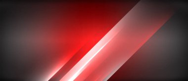 Neon dinamik köşegen ışık ışınları arka planı. Duvar kağıdı, bayrak, sunum, arkaplan için tekno dijital geometrik konsept tasarımı