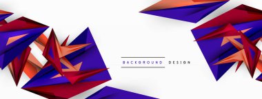 Minimum geometrik soyut arkaplan. Düşük poliamik dinamik üçgen tasarımı. Duvar kağıdı, afiş, arkaplan veya iniş için moda tekno iş şablonu