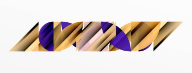 Çember, kare, üçgen şekil geometrik en düşük arkaplan