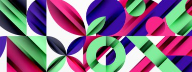 Çember, kare, üçgen şekil geometrik en düşük arkaplan