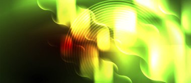 Neon sihirli ışık tasarımı. Duvar Kağıdı, Sancak, Arkaplan, Kart, Kitap İllüstrasyonu, İniş Sayfası