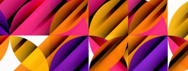 Çemberler ve yuvarlak şekiller geometrik minimum arkaplan