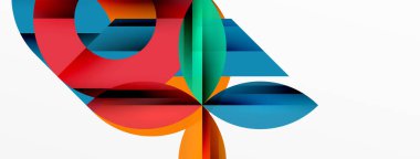 Çember, kare, üçgen şekil geometrik en düşük arkaplan