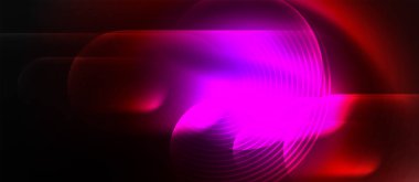 Neon sihirli ışık tasarımı. Duvar Kağıdı, Sancak, Arkaplan, Kart, Kitap İllüstrasyonu, İniş Sayfası