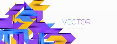 Hız ve spor geometrik arka plan. Duvar kağıdı, pankart, arkaplan veya iniş için renk çizgileri dinamik şablonu