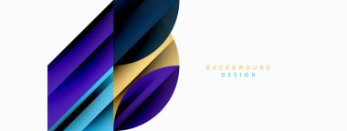 Çemberler ve yuvarlak şekiller geometrik minimum arkaplan