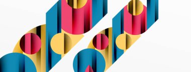 Çember, kare, üçgen şekil geometrik en düşük arkaplan