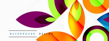 Çember ve taç yaprakları. Duvar kağıdı, Sancak, Arkaplan, Kart, Kitap İllüstrasyonu, İniş Sayfası için Geometrik güzel soyut şablon