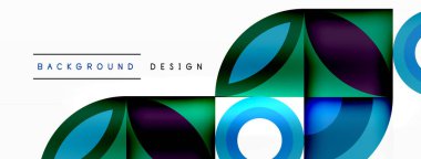 Çember ve taç yaprakları. Duvar kağıdı, Sancak, Arkaplan, Kart, Kitap İllüstrasyonu, İniş Sayfası için Geometrik güzel soyut şablon