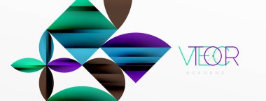 Çember, kare, üçgen şekil geometrik en düşük arkaplan