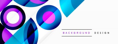 Çember ve taç yaprakları. Duvar kağıdı, Sancak, Arkaplan, Kart, Kitap İllüstrasyonu, İniş Sayfası için Geometrik güzel soyut şablon