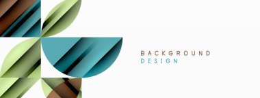 Çemberler ve yuvarlak şekiller geometrik minimum arkaplan