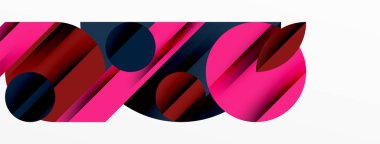 Çember, kare, üçgen şekil geometrik en düşük arkaplan