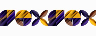 Çemberler ve yuvarlak şekiller geometrik minimum arkaplan