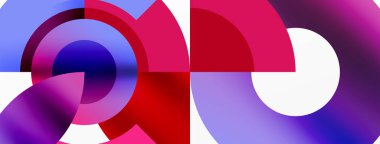 Yuvarlak elementler ve daireler geometrik minimum bileşim arka planı. Duvar Kağıdı, Sancak, Arkaplan, Kart, Kitap İllüstrasyonu, İniş Sayfası