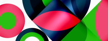 Çember ve taç yaprakları. Duvar kağıdı, Sancak, Arkaplan, Kart, Kitap İllüstrasyonu, İniş Sayfası için Geometrik güzel soyut şablon