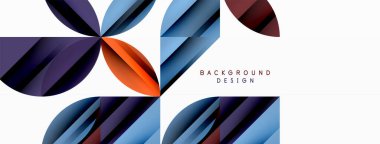 Çemberler ve yuvarlak şekiller geometrik minimum arkaplan