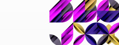 Çemberler ve yuvarlak şekiller geometrik minimum arkaplan