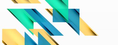 Hız ve spor geometrik arka plan. Duvar kağıdı, pankart, arkaplan veya iniş için renk çizgileri dinamik şablonu