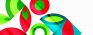 Çember ve taç yaprakları. Duvar kağıdı, Sancak, Arkaplan, Kart, Kitap İllüstrasyonu, İniş Sayfası için Geometrik güzel soyut şablon