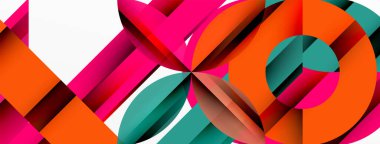 Çember, kare, üçgen şekil geometrik en düşük arkaplan