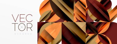 Çember, kare, üçgen şekil geometrik en düşük arkaplan