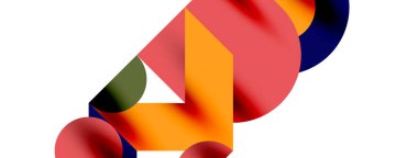 Duvarkağıdı, afiş, arkaplan veya iniş için gölgeli metal renk çemberleri ve diğer geometrik elementler