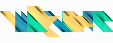 Hız ve spor geometrik arka plan. Duvar kağıdı, pankart, arkaplan veya iniş için renk çizgileri dinamik şablonu